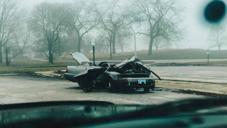 Car accident lawyer Oklahoma highway collision scene